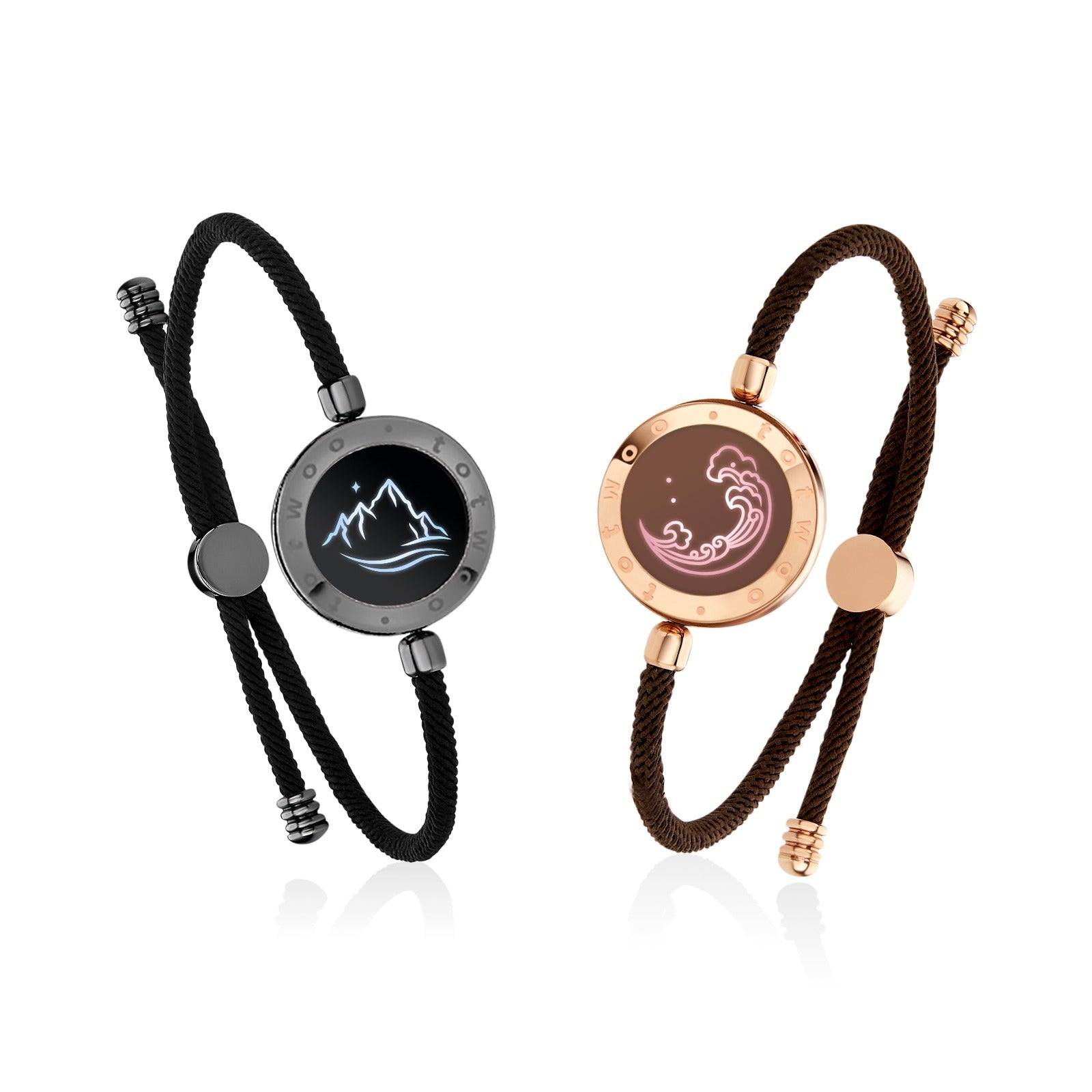 Partnerarmband mit Vibration LunariseLove vermissen Armband fr Paare Partnerarmband mit Vibration LunariseLove vermissen Armband fr Paare