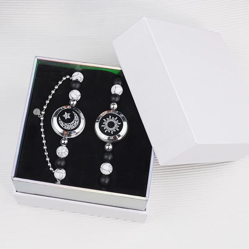 LunariseLove™ Partnerarmband-Set aus Perlen