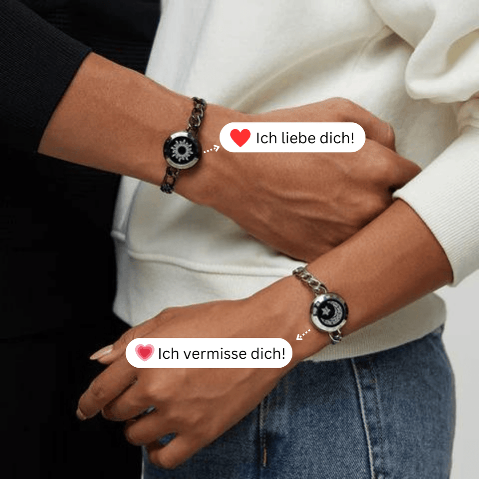 Lunarise - Partnerarmbnder mit Vibration - Geschenk Armbnder Paare Lunarise - Partnerarmbnder mit Vibration - Geschenk Armbnder Paare